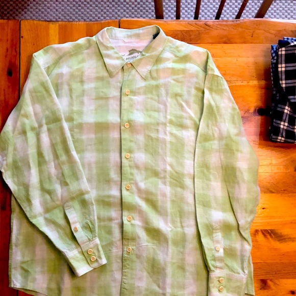 Tommy Bahama linen XXL/TTG men’s long sleeve 100% linen - Picture 1 of 6